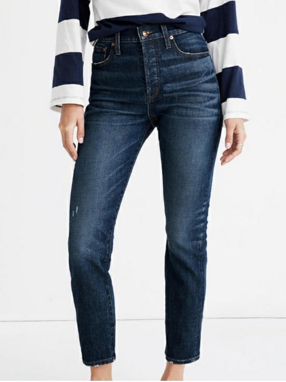 Madewell Rivet & Thread Perfect Vintage High Rise Jeans- Selvedge Edition